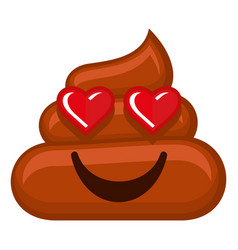 Pile Of Poo Emoji With Heart Eyes Lovely Poop