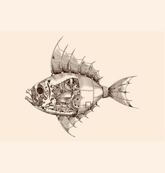 Steampunk Style Fish