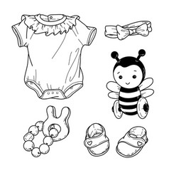 A Set Of Children S Items