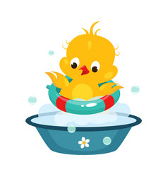 Cute Duckling In Bathroom