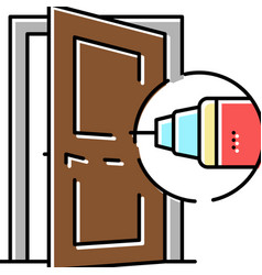 Door Repair Color Icon