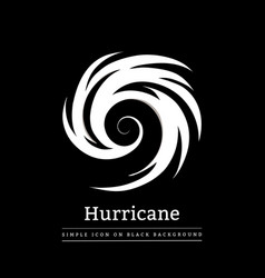 Hurricane Logo Spiral Hurricane