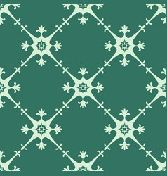 Abstract Seamless Pattern On Green Emerald