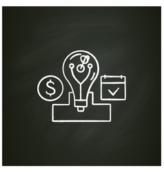 Core Innovation Chalk Icon