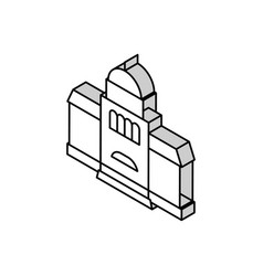 Courthouse Building Isometric Icon