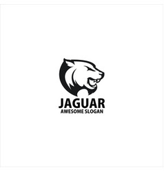 Jaguar Head Logo Design Line Art