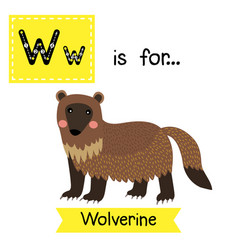 Letter W Tracing Wolverine