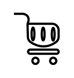 Shopping Trolley Market Icon Design