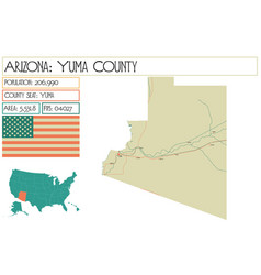 Map Of Yuma County In Arizona Usa