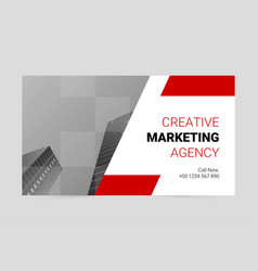 Red Modern Digital Marketing Agency Cover Template