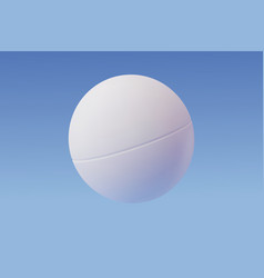 3d White Ping Pong Ball Sport And Game