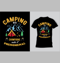 Camping T-shirt Design