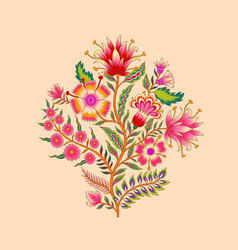 Mughal Art Is A Traditional Bunch Of Floral