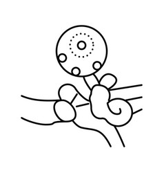 Cholesteatoma Health Problem Line Icon