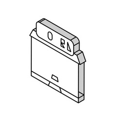 Hotel Building Isometric Icon