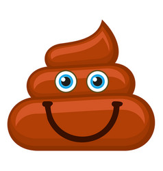 Pile Of Poo Icon Smiling Brown Poop Emoji