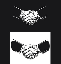 Handshake Tattoo Vector Images 27