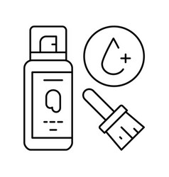 Clear Coating Line Icon