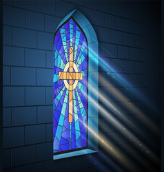 Church Mosaic Window Composition