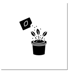 Fertilize Glyph Icon