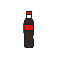 Fizzy Drink Icon Lemonade Bottle Icon Fast Food