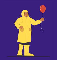 Halloween Costume Yellow Coat Concept