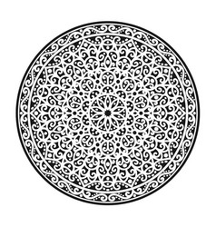 Round Floral Ornamentindian Mandala