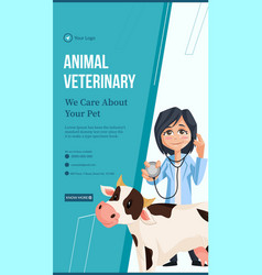 Animal Veterinary Portrait Template