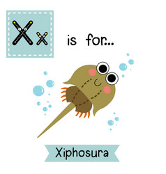 Letter X Tracing Xiphosura