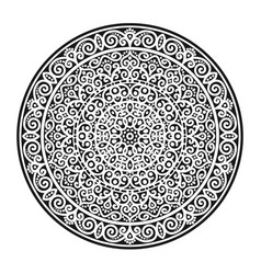 Round Floral Ornamentindian Mandala