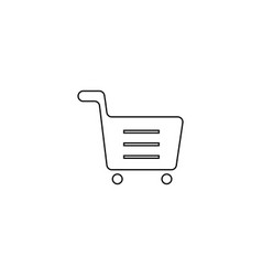 Shopping Trolley Market Icon Design