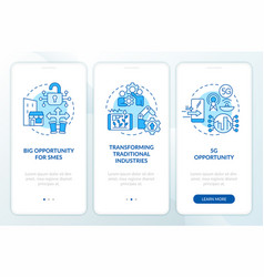 Iot Business Rebuild Blue Onboarding Mobile App