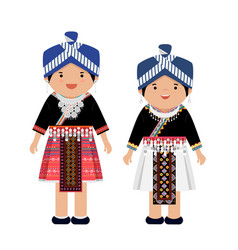 Hmong people Royalty Free Vector Image - VectorStock