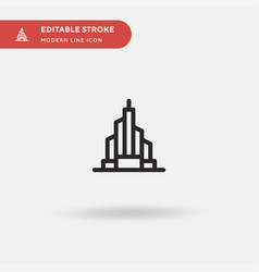 Burj Khalifa Simple Icon