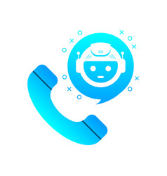 Robot Icon Support Service Chat Bot Robocall