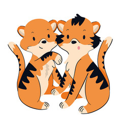 Couple Tiger Animals