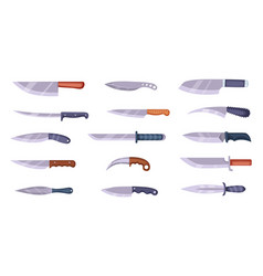 Knives Cartoon Kitchen Utensil Sharp Blades