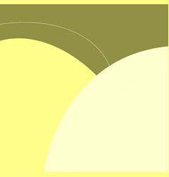 Abstract Yellow Background With Fluid Shapes