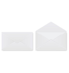 Realistic Envelope Design Template For Mockup