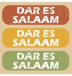 Vintage Dar Es Salaam Stamps