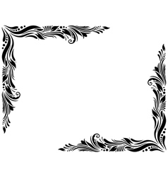 Download Decorative border style 3 large Royalty Free Vector Image