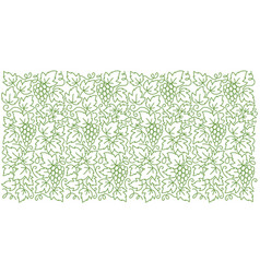 Grape Vine Floral Pattern Branches