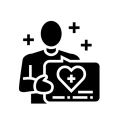 Volunteer Homecare Service Glyph Icon