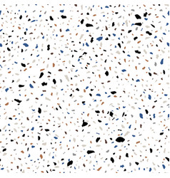 White Terrazzo Stone Texture Seamless Pattern