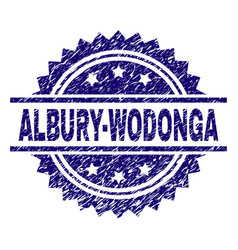 Grunge Textured Albury-wodonga Stamp Seal