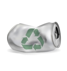 Jammed Aluminum Can