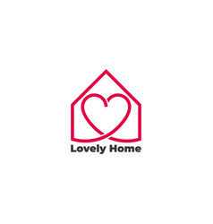 Lovely Home Resident Line Art Logo