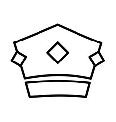 Royal Crown Baron Line Style Icon