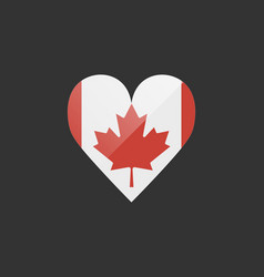 Canadian Flag Heart