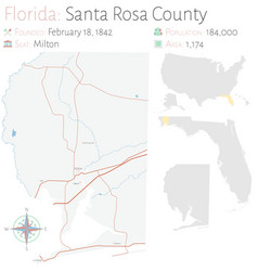 Map Santa Rosa County In Florida